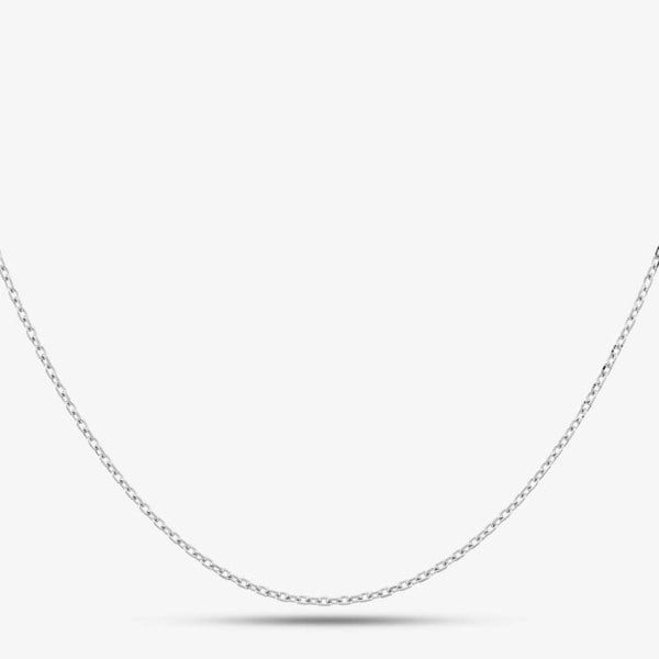 T. H. Baker Silver 18inch Round Belcher Chain N501