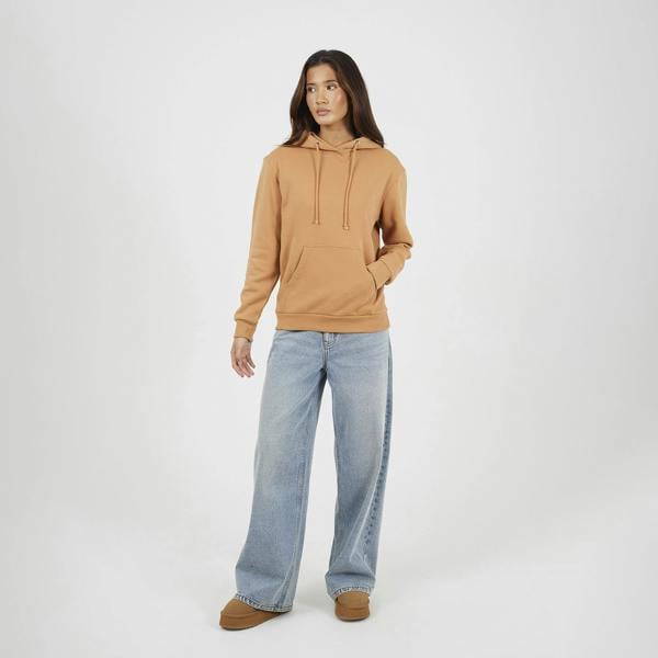 Brave Soul Tan Hoodie With Kangaroo Pocket - Tan Image 3