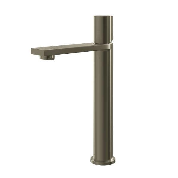 Flode Limingen | High Rise Mono Basin Mixer Tap | Brushed Steel