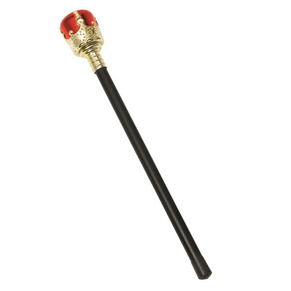 Bristol Novelty Royal Sceptre - Black/Gold Red - 