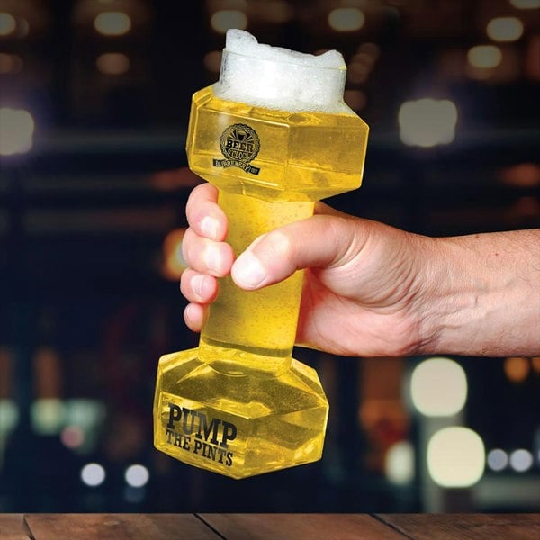 OLIPHANT Beer O'Clock Dumbbell Beer Glass