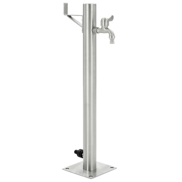 Berkfield Garden Water Column Stainless Steel Round 65 cm