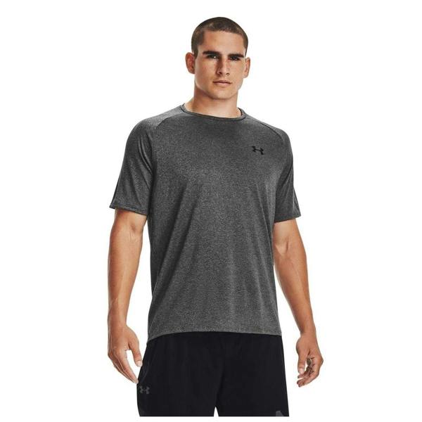 Under Armour Mens Tech 2.0 T-Shirt - Carbon Heather - 