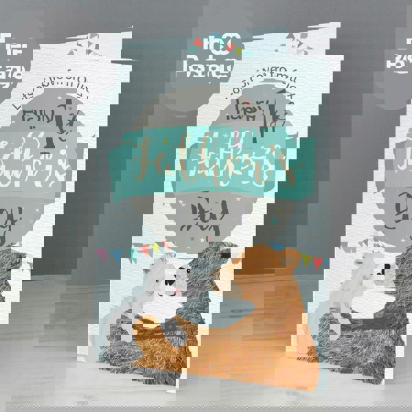 Personalised Memento Company Personalised 1st Father's Day Daddy Bear Card