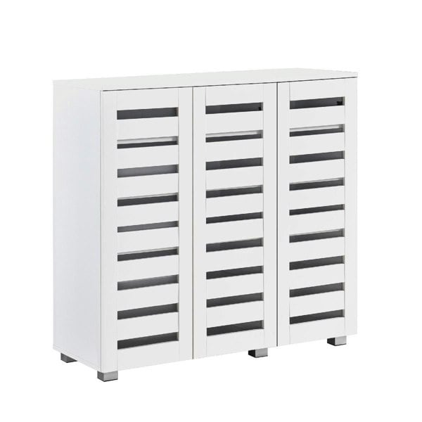 Swish Furniture Euston Modern 3 Door Shoe Storage Cabinet