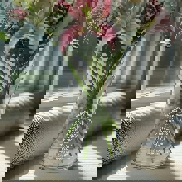 Personalised Memento Company Personalised I'd Pick You Glass Vase