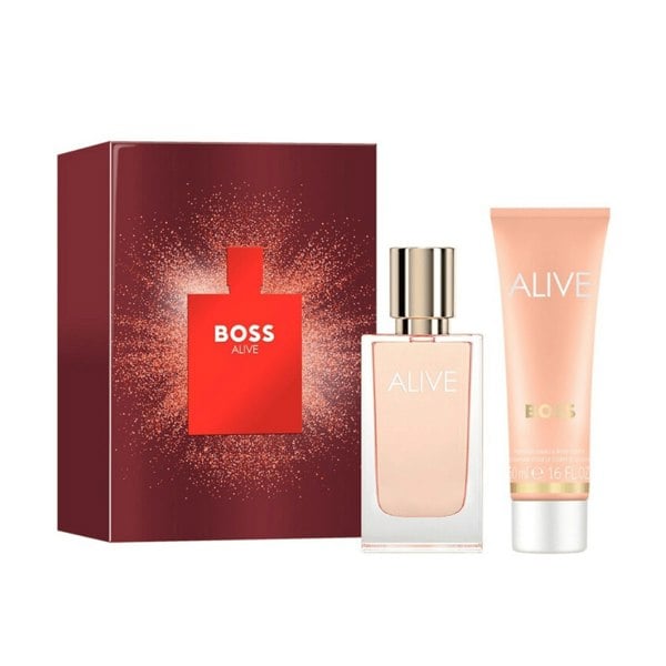 Hugo Boss Women's Perfume Hugo Boss Alive Women's Perfume Gift Set (30ml EDP + 50ml Body Lotion)