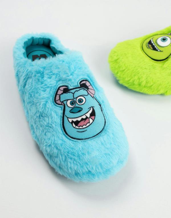 Disney Monsters Inc Womens Multicoloured Sully & Mike Mule Slippers