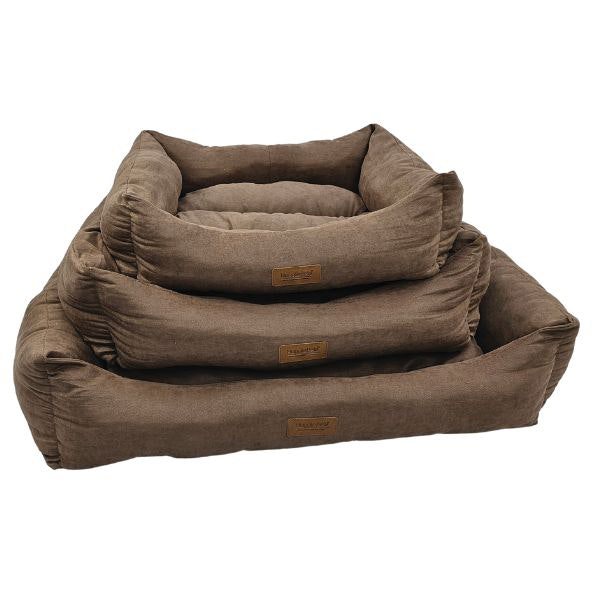 HugglePets Luxury Dog Lounger Oatmeal