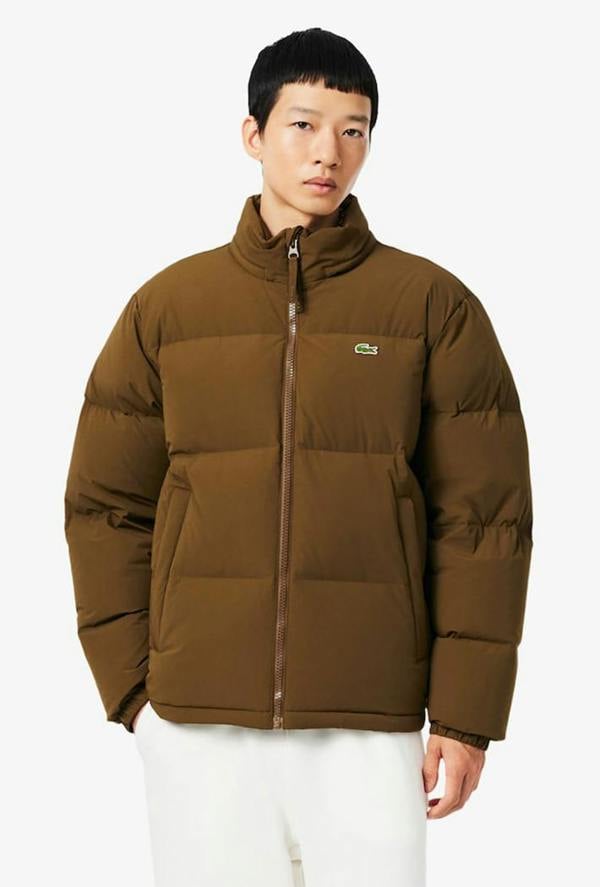 Lacoste Water-Repellent Hooded Down Jacket