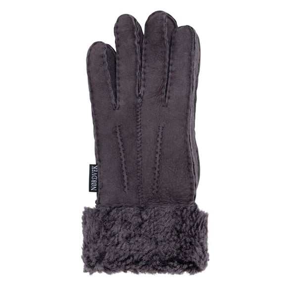 Nordvek Womens Sheepskin Gloves With Fur Cuff