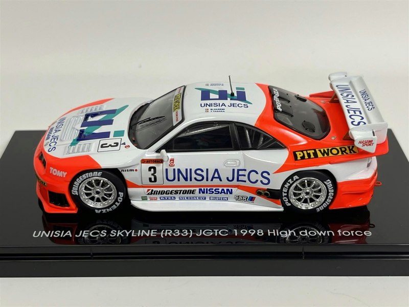 Ebbro Nissan Skyline R33 Unisi Jecs JGTC 1998 High Down Force #3 1:43 Ebbro 44255