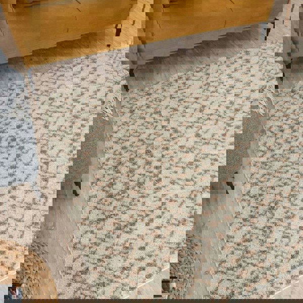 Moroccan shaggy Beige Ivory Rug Thick pile easy to clean