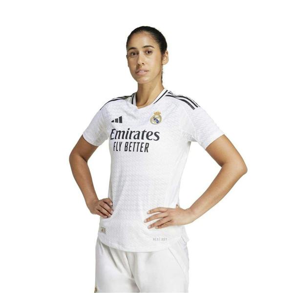 Adidas Womens/Ladies Authentic 24/25 Real Madrid CF Home Shirt - White - 