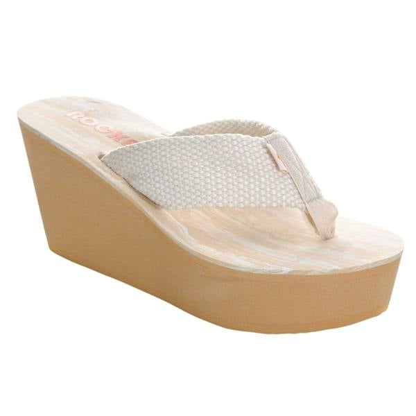 Rocket Dog Womens/Ladies Diver Wedge Sandals - Cream