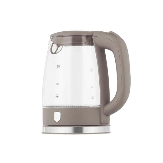 Berlinger Haus Electric Glass Kettle Taupe BH9814