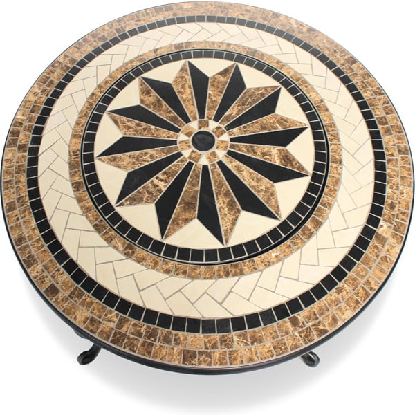 Homeology TOPANGA Garden Heater/Fire Pit/Coffee Table/Barbecue/Ice Bucket - Ceramic Finish