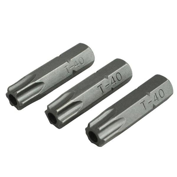Faithfull Security S2 Grade Steel Screwdriver Bits - Multi Colour