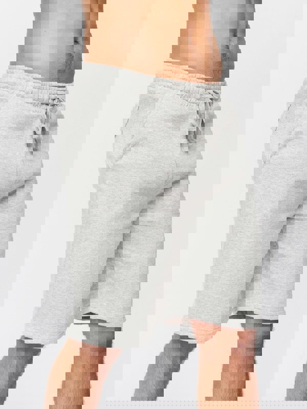 Crosshatch Flocked Shorts Grey Marl