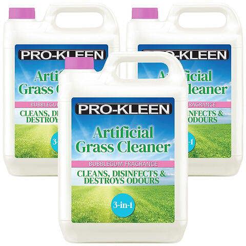 ProKleen Pro-Kleen Artificial Grass Cleaner and Disinfectant 3 x 5L Super Concentrate Makes 45 Litres Perfect for Homes with Dogs.