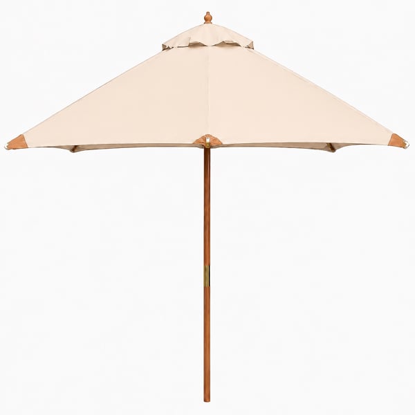 3m Premium Hardwood Garden Parasol Umbrella