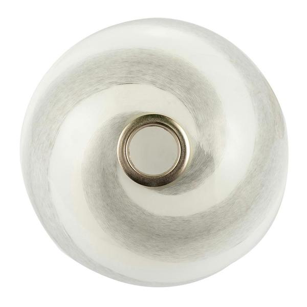 Stylish Pair of Grey Marble Swirl Glass Shades for G9 Lamp Holders Image 3