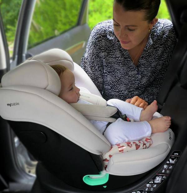 My Babiie MBCS300 i-Size (40-150cm) Spin Car Seat - Blush Leopard
