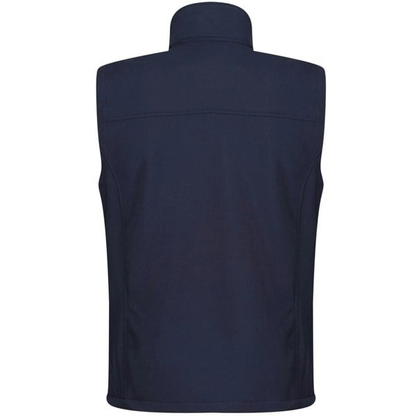 Regatta Mens Flux Softshell Bodywarmer / Sleeveless Jacket Water Repellent And Wind Resistant - Navy /Navy