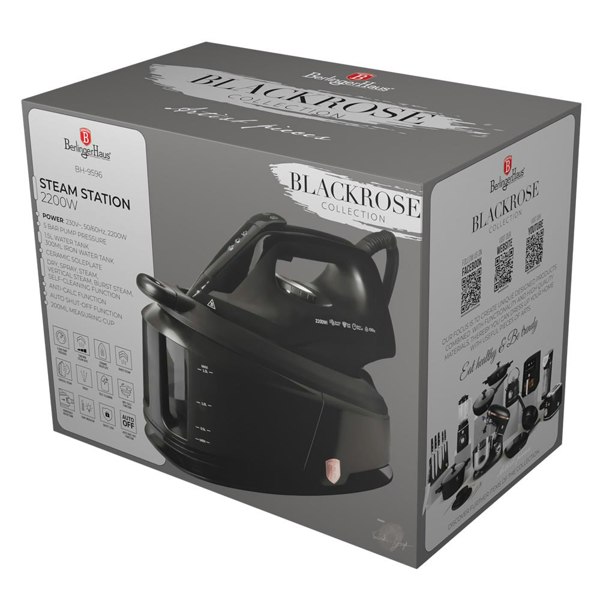 Steam station,Berlinger Haus BH9596 Black Rose
