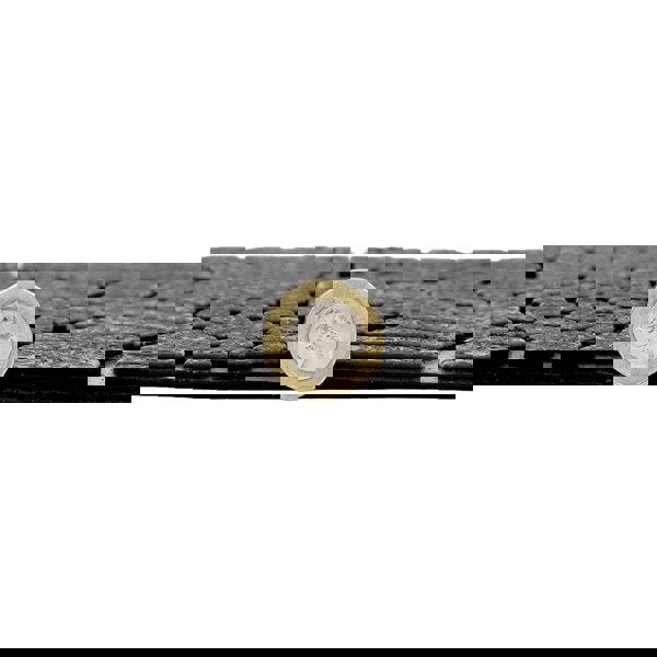 JVL Mosaic Scraper Rubber Doormat 45x75cm, Black