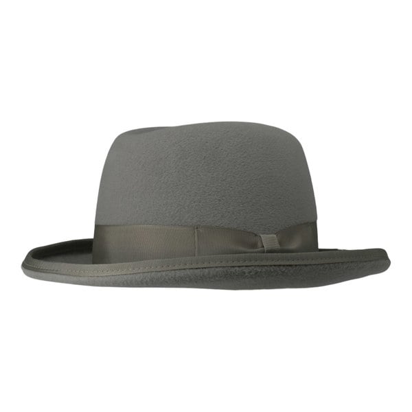 Gamble & Gunn Luxury Grey Fur Felt Homburg