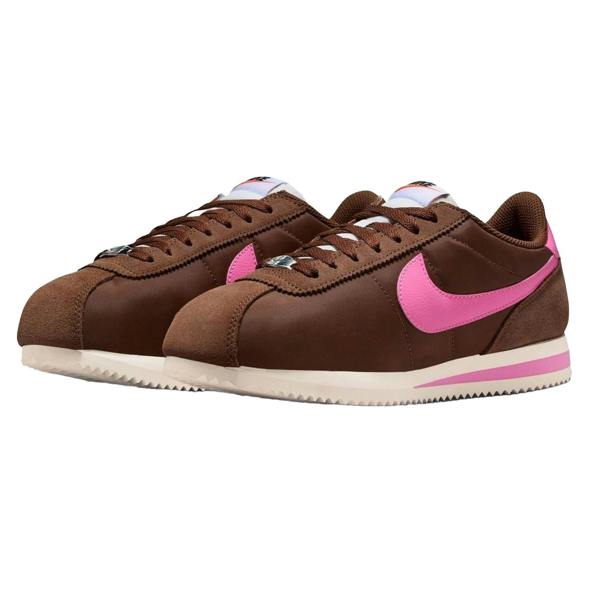 Nike Womens/Ladies Cortez Suede Trainers - Brown/Pink - 