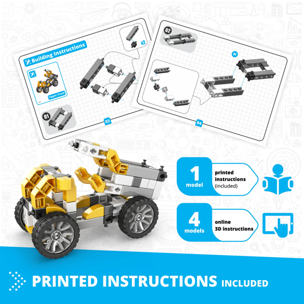 Engino Inventor Mechanics: Tipper Truck with 5 bonus models