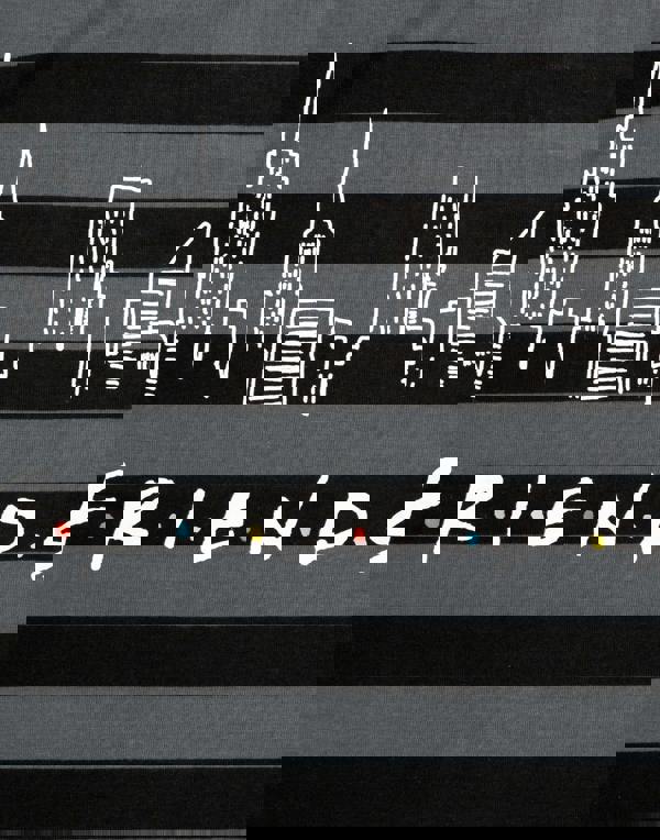 Friends Girls Grey Logo Short Sleeve Nightdress