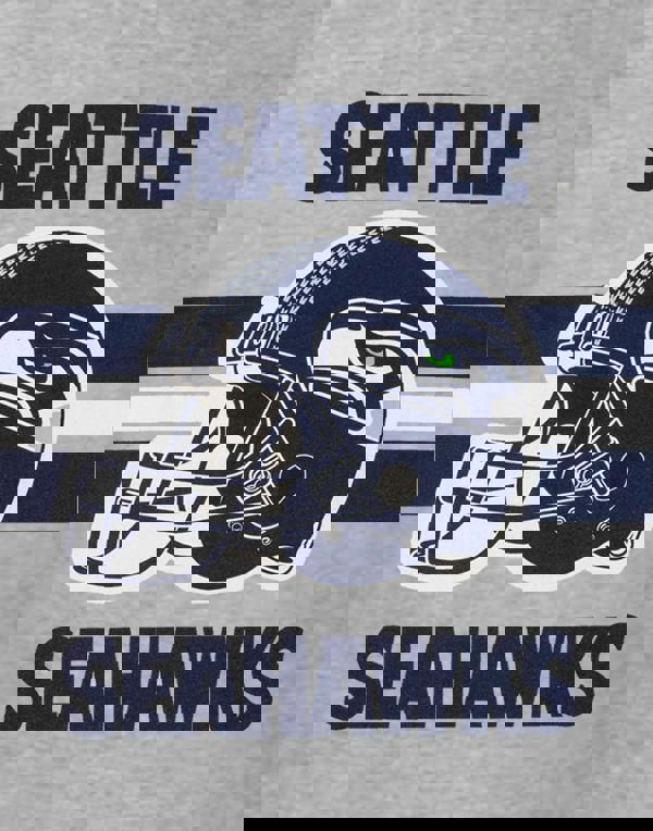 NFL Mens Grey Seattle Seahawks Short Sleeved T-Shirt