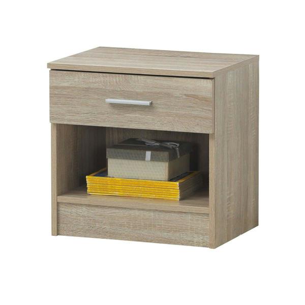 Timber Art Design Rio Costa Bedside Cabinet Bedroom Furniture Nightstand Table 1 Drawer