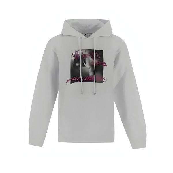 Off-White Tornado Type Slim Hoodie   in  White