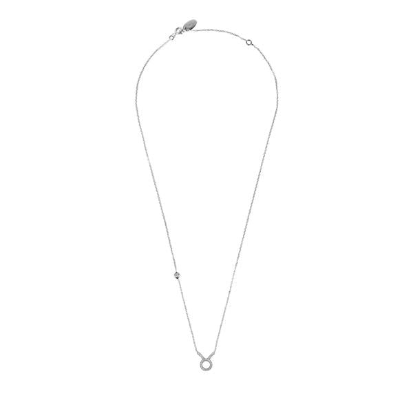 Zodiac Star Sign Pendant Necklace Silver Taurus - LATELITA Necklaces