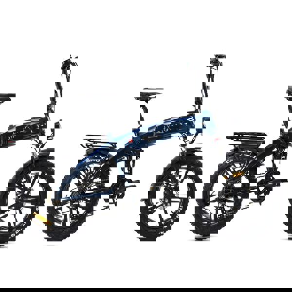 Hygge Bikes Sorø 2026 - Folding Fat Tyre E-Bike 48V 14.5Ah - Royal Blue