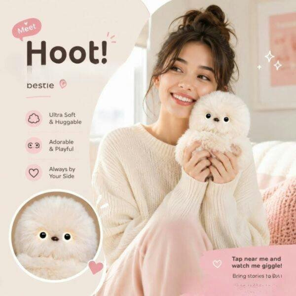 Leaper Cute Emotional Doll Bag Plush Toy