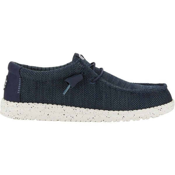 HEYDUDE Wally Stretch Mesh Shoes - Navy