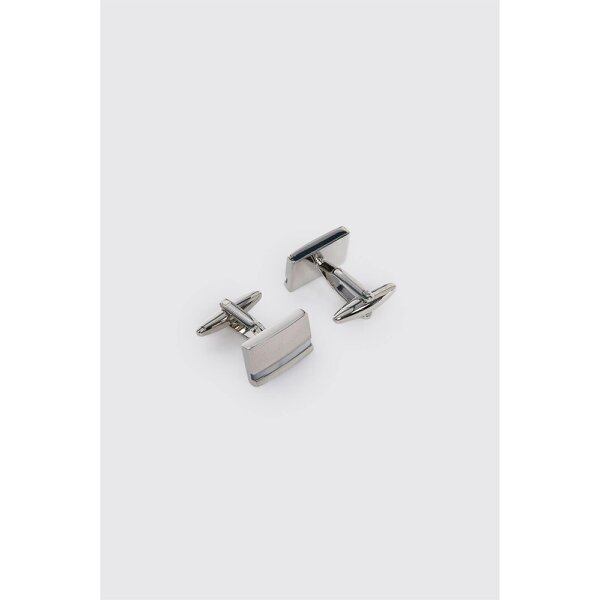 Limehaus Silver Mother Of Pearl Cufflinks
