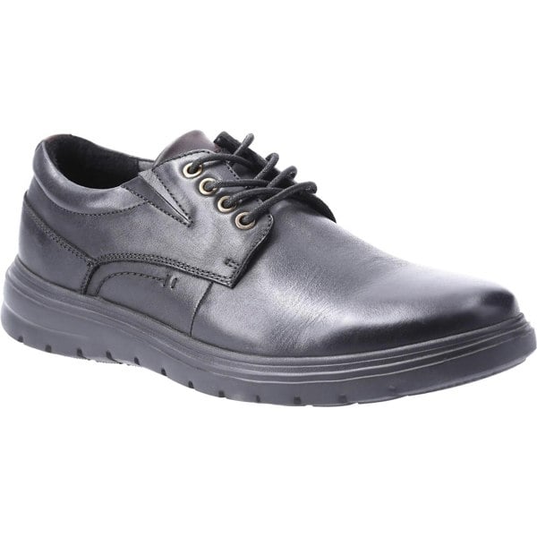 Hush Puppies Mens Triton Leather Casual Shoes - Black