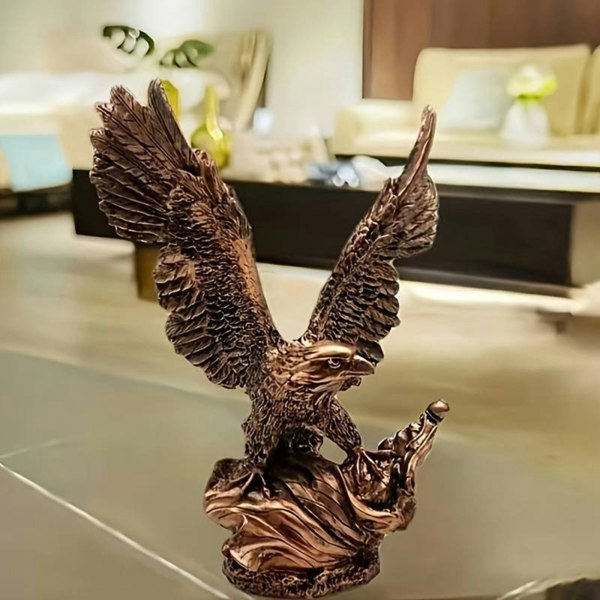 smartbies Ancient Eagle Sculpture - Nordic Modern Resin Home Decoration for Living Room, Study, or Office | Elegant Gift Idea