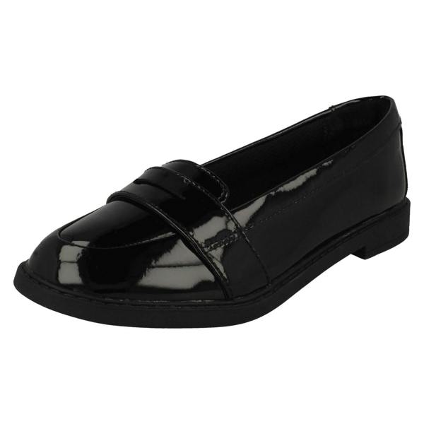 Clarks Girls Clarks Slip On Loafer Style School Shoes Scala Loafer K