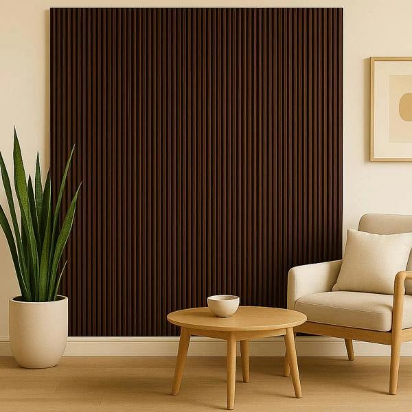 Panel Haus - WPC Walnut Wood Effect Wave Wall Panels