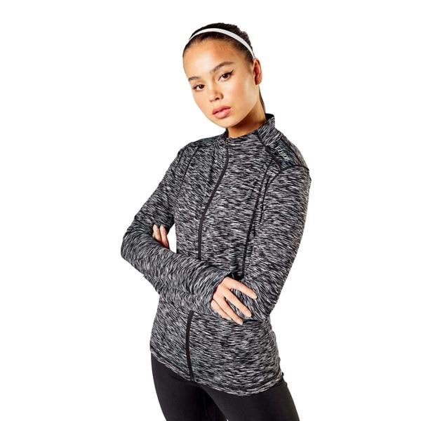 Elle Womens/Ladies Signature Patterned Jacket - Black Marl - 