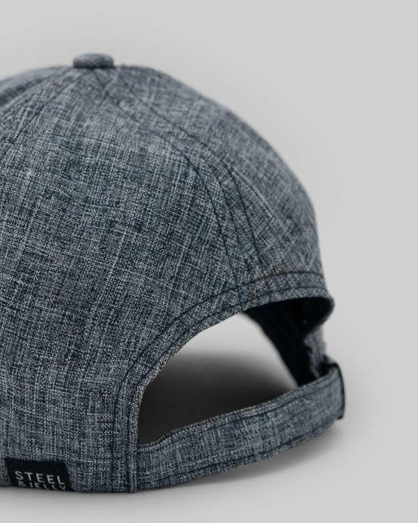 Steel & Jelly Navy & Grey Textured Cap