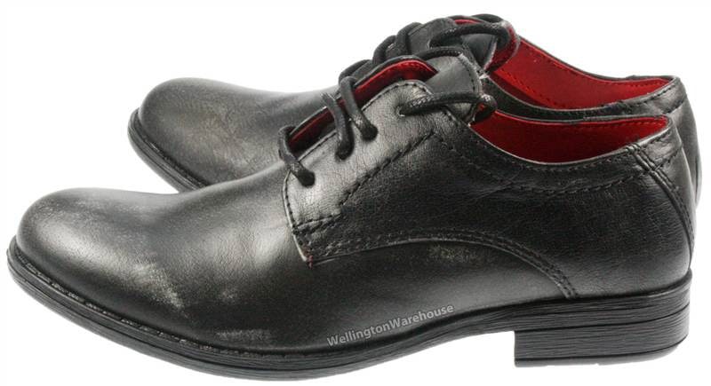 Thomas Crick Red Tape Crick Wooler Leather Round Toe Laceup Boys Shoes