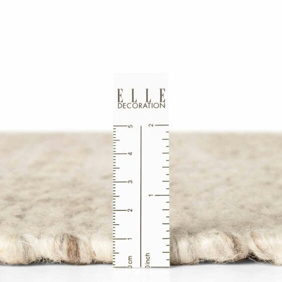 Hanse Home Lyon Wool Beans Rug Natural Cream Brown